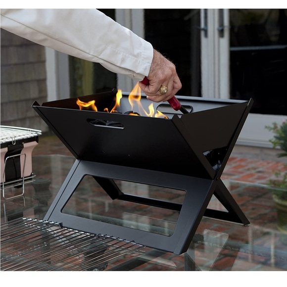 NWT Fire Sense Notebook Charcoal BBQ Grill - Picture 3 of 9